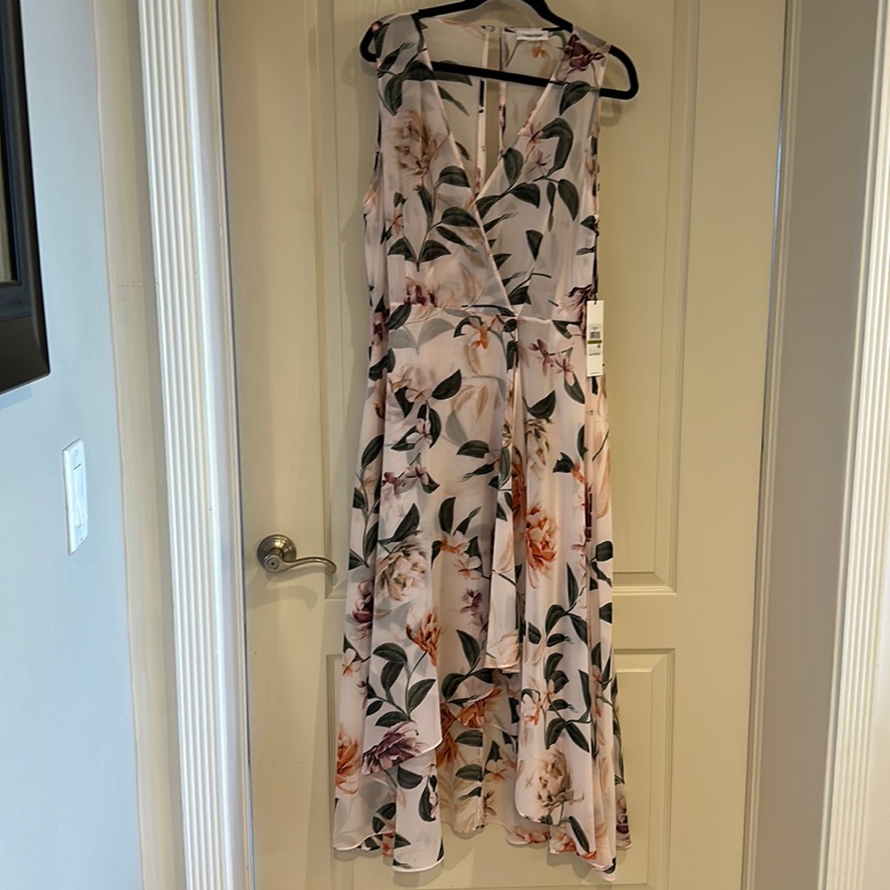 New Calvin Klein floral dress